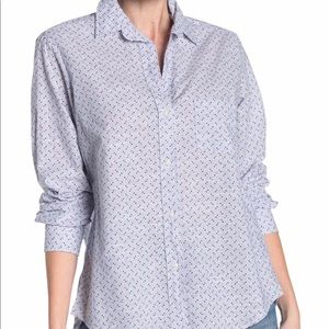 GRAYSON The Hero Washed Star Print Cotton Shirt